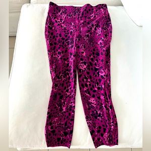 Lulu lemon pink animal print pants